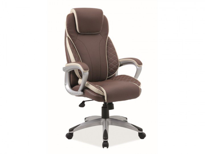 Крісло поворотне Signal Q-391 Коричневий/Кремовий